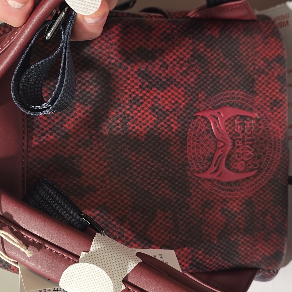 Loungefly Red Marvel Backpack - Picture 3 of 4